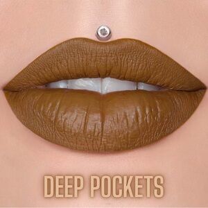 Jeffree Star Deep Pockets Velour Liquid Lipstick Olive Tan Brown Retro Grunge